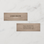 Brown Textured Consultant Visitekaartje (Voorkant / Achterkant)