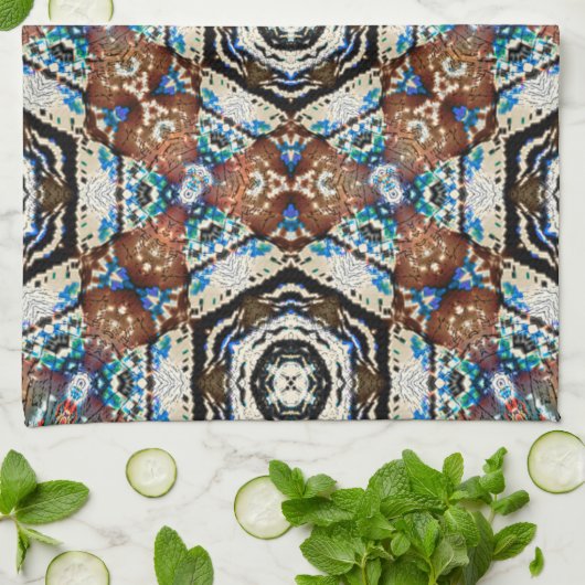 Brown thick thread mesh is what it looks like thr theedoek (Gevouwen)