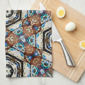 Brown thick thread mesh is what it looks like thr theedoek (Quarter Fold)