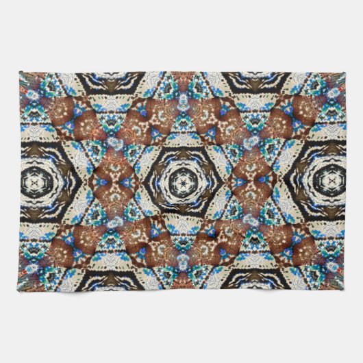 Brown thick thread mesh is what it looks like thr theedoek (Horizontaal)