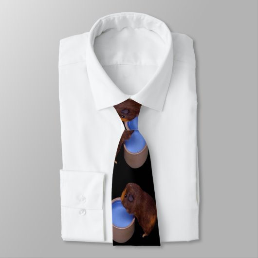 Brown Thirsty Guinee Pig Stropdas (Gebonden)