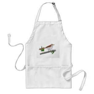 Brown Thrasher Apron Standaard Schort