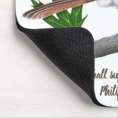 Brown Thrasher Inspirerend Mousepad Muismat (Hoek)