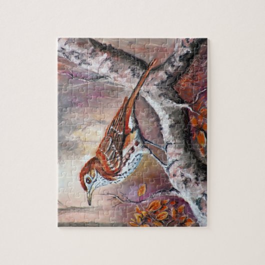 Brown Thrasher Legpuzzel (Verticaal)