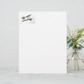 Brown Thrasher Stationery Briefhoofd (Staand voorkant)