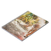 BROWN TIGER IN WALKING GESTAND NOTITIEBOEK (Linkerzijde)