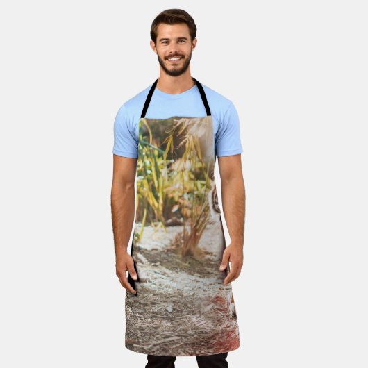 BROWN TIGER IN WALKING GESTAND SCHORT (Gedragen)