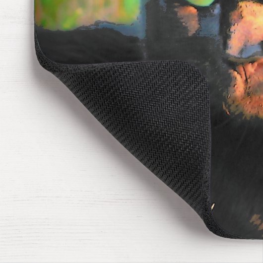 Brown Tiger Muismat (Hoek)