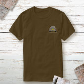 Brown Topaz Mist Figaro Driver Naam Figaraties T-shirt