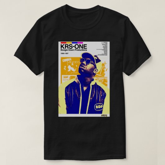 Brown Tour Music KRS One T-shirt (Design voorkant)