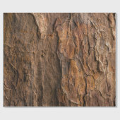 Brown tree bark in closeup photography cadeaupapier (Vlak)