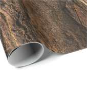 Brown tree bark in closeup photography cadeaupapier (Rol Hoek)