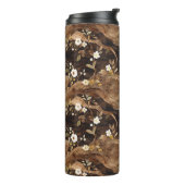 Brown Tree Floral Thermosbeker (Gedraaid links)