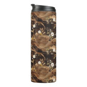 Brown Tree Floral Thermosbeker (Geroteerd rechts)