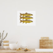 Brown Trout Art Poster (Keuken)