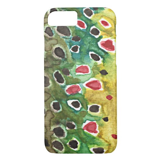 Brown Trout Fly Fisherman's Case-Mate iPhone Case (Achterkant)