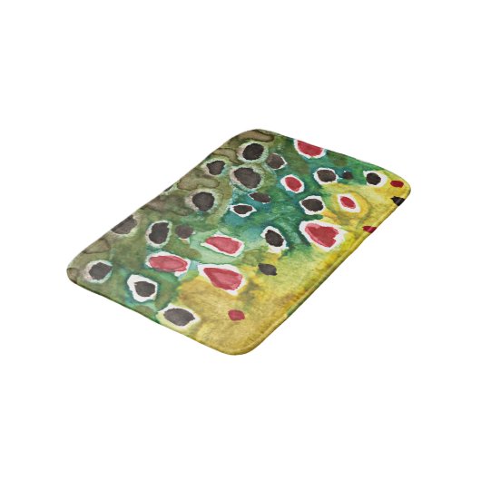 Brown Trout Vist Badmat (Gekanteld)