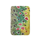 Brown Trout Vist Badmat (Voorkant Verticaal)