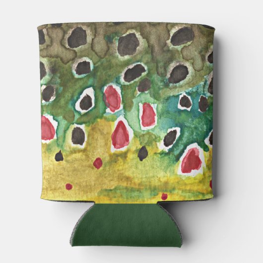 Brown Trout Vist Blikjeskoeler (Achterkant)