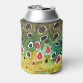 Brown Trout Vist Blikjeskoeler (Blikje Achterkant)