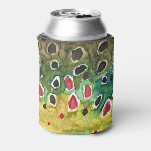 Brown Trout Vist Blikjeskoeler (Blikje Achterkant)