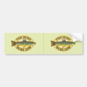 Brown Trout Vist Bumpersticker