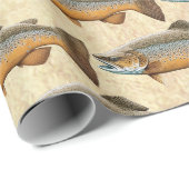 Brown Trout Vist Cadeaupapier (Rol Hoek)