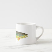 Brown Trout Vist Espresso Kop (Rechts)