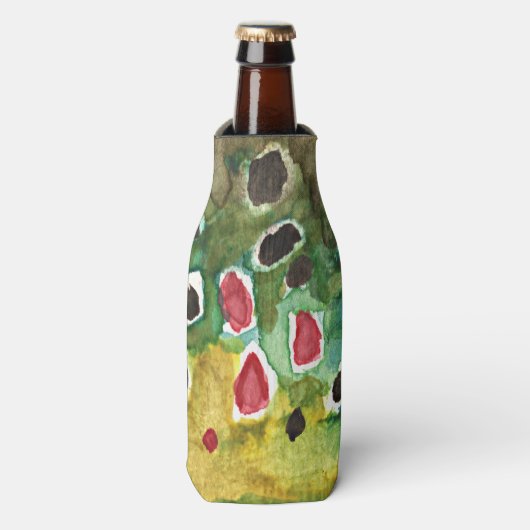 Brown Trout Vist Flesjeskoeler (Fles Voorkant)