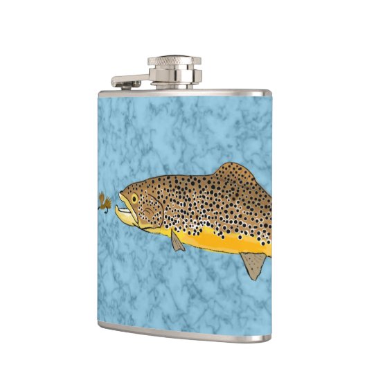 Brown Trout Vist Heupfles (Links)