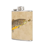 Brown Trout Vist Heupfles (Links)