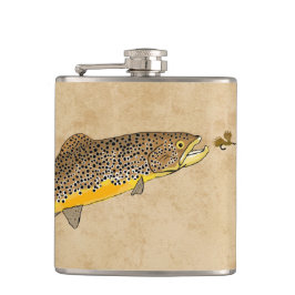 Brown Trout Vist Heupfles