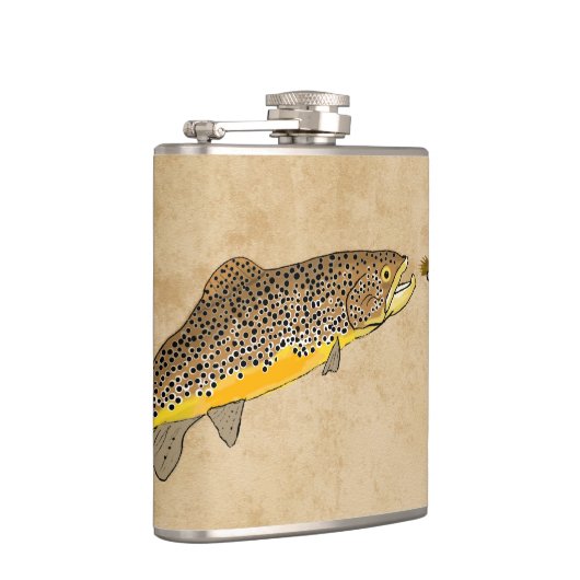 Brown Trout Vist Heupfles (Rechts)