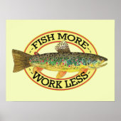 Brown Trout Vist Poster (Voorkant)