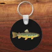 Brown Trout Vist Sleutelhanger (Voorkant)