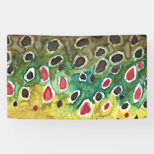 Brown Trout Vist Spandoek (Horizontaal)