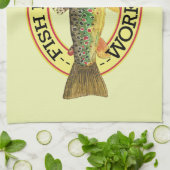 Brown Trout Vist Theedoek (Gevouwen)