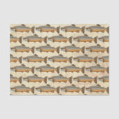 Brown Trout Vist Tissuepapier (Voorkant)