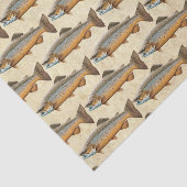 Brown Trout Vist Tissuepapier (Detail)