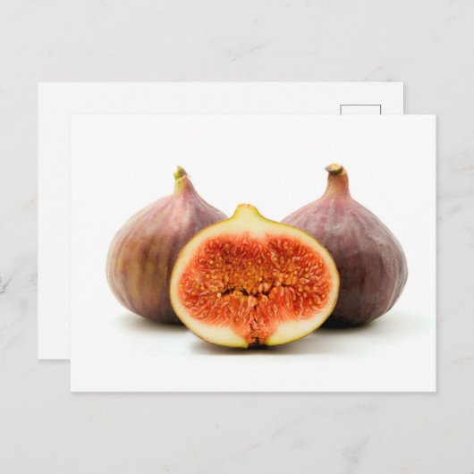 Brown turkey fig briefkaart (Voorkant / Achterkant)