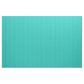Brown Turquoise Spot Polka Dot Pattern Stof (Yard (91,4 cm))