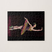 Brown Tutu Ballerina Puzzle - Stunning Dance Art Legpuzzel (Horizontaal)