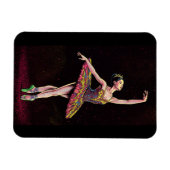 Brown Tutu Ballerina Puzzle - Stunning Dance Art Magneet (Horizontaal)