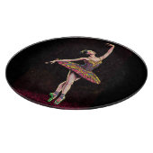 Brown Tutu Ballerina Puzzle - Stunning Dance Art Snijplank (Hoek)