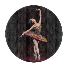 Brown Tutu Ballerina Puzzle - Stunning Dance Art Snijplank