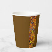 Brown verlaat diner Happy Thanksgiving Papieren Bekers (Rechts)