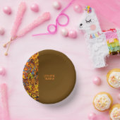 Brown verlaat Happy Thanksgiving-Bedankt Papieren Kommen (Feest)