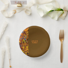 Brown verlaat Happy Thanksgiving-Bedankt Papieren Kommen