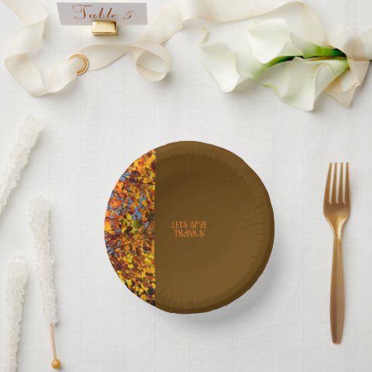 Brown verlaat Happy Thanksgiving-Bedankt Papieren Kommen (Huwelijk)
