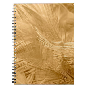 Brown vintage color trends chicken feather texture notitieboek
